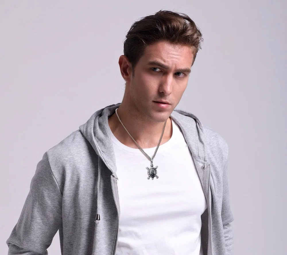 "TurtNeck" - Stainless steel turtle necklace 22