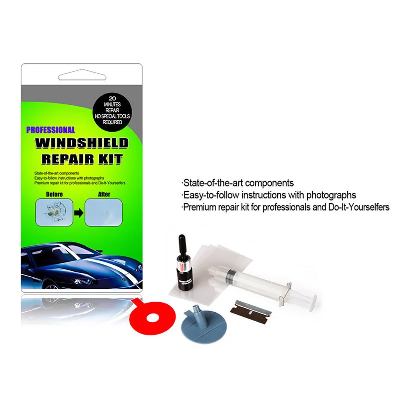 Buy DIY Car Windshield Repair Tools Fillers Adhesives