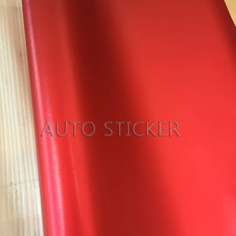 red brushed metallic chrome car wrap 4