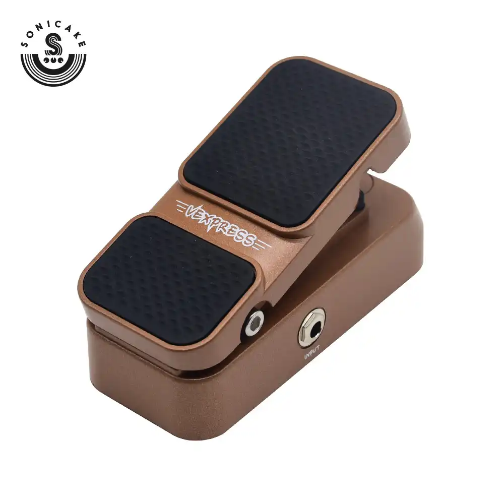 Sonicake 2 in 1 Active Volume Vintage Wah Sound Guitar Effects Pedal LED Light Shows QEP 01