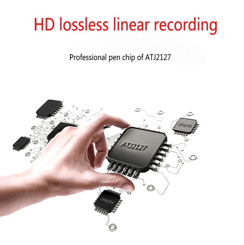 Digital Voice Recorder 8G Professional Voice Actived Recorder Noise Reduction Recorder Wearable Pedometer Watch Sport Bracelet