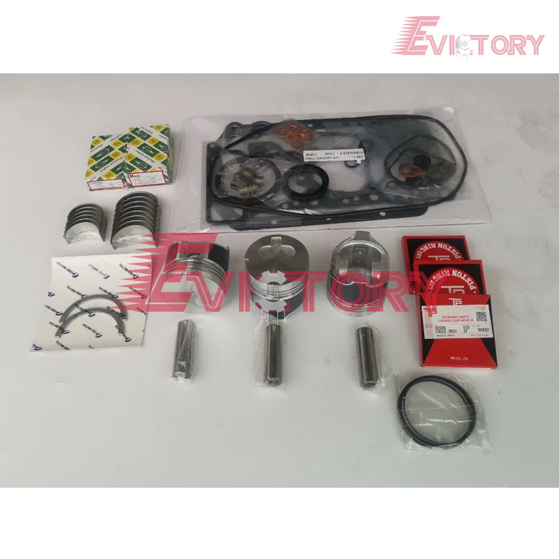 für ISUZU 3KC1 Kolbenring Lagersatz Dichtungssatz für ISUZU 3KC1 Kolbenring Lagersatz Dichtungssatz