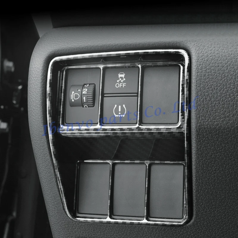 Black Car Styling For Honda CRV 2017 2018 5th CR V Dashboard Light Trunk Switch Function Button