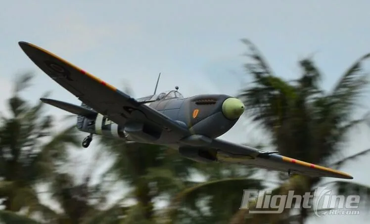 Радиоуправляемая модель самолета Freewing Flightline 1200 мм размах крыльев Spitfire PNP