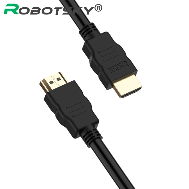 Кабель Robotsky HDMI 4K HDMI 2,0 кабель 1 м 2 м 5 м 10 м для Xbox 360 PS3 4 pro приставка, кабель проектора