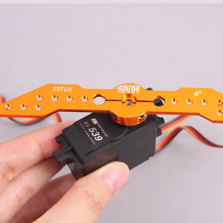 6STARHOBBY CNC обработанный алюминиевый сплав полный сервопривод Arm/двойной сервопривод Arm 3in 4in место для Futaba/Hitec/JR сервоприводы