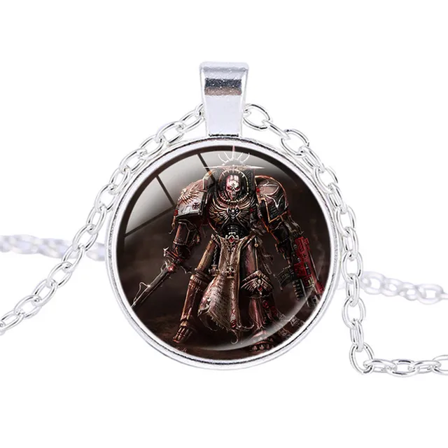 Warhammer 40000-Goodies-Pendentif Chaos marque de Khorne