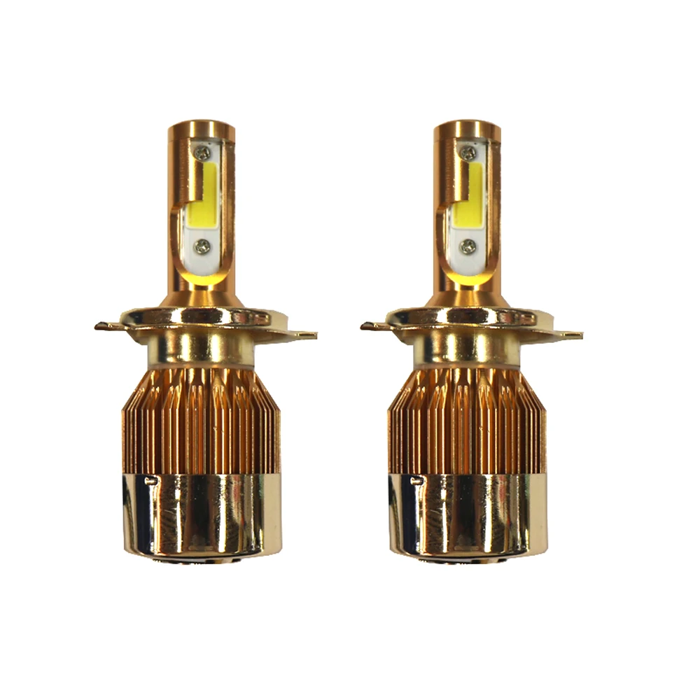 

H4 Car LED ETI NLW COB Chip 40W Auto Headlight Kit Bulbs 4000Lm 6000K Conversion Kit 12V (H4)
