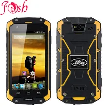 Оригинал guophone V9 IP68 Прочный Водонепроницаемый сотовый Телефон MTK6572 Android 4.4 4.5 “IPS 512 МБ + 4 ГБ WCDMA 3 Г мобильный Телефон открытие