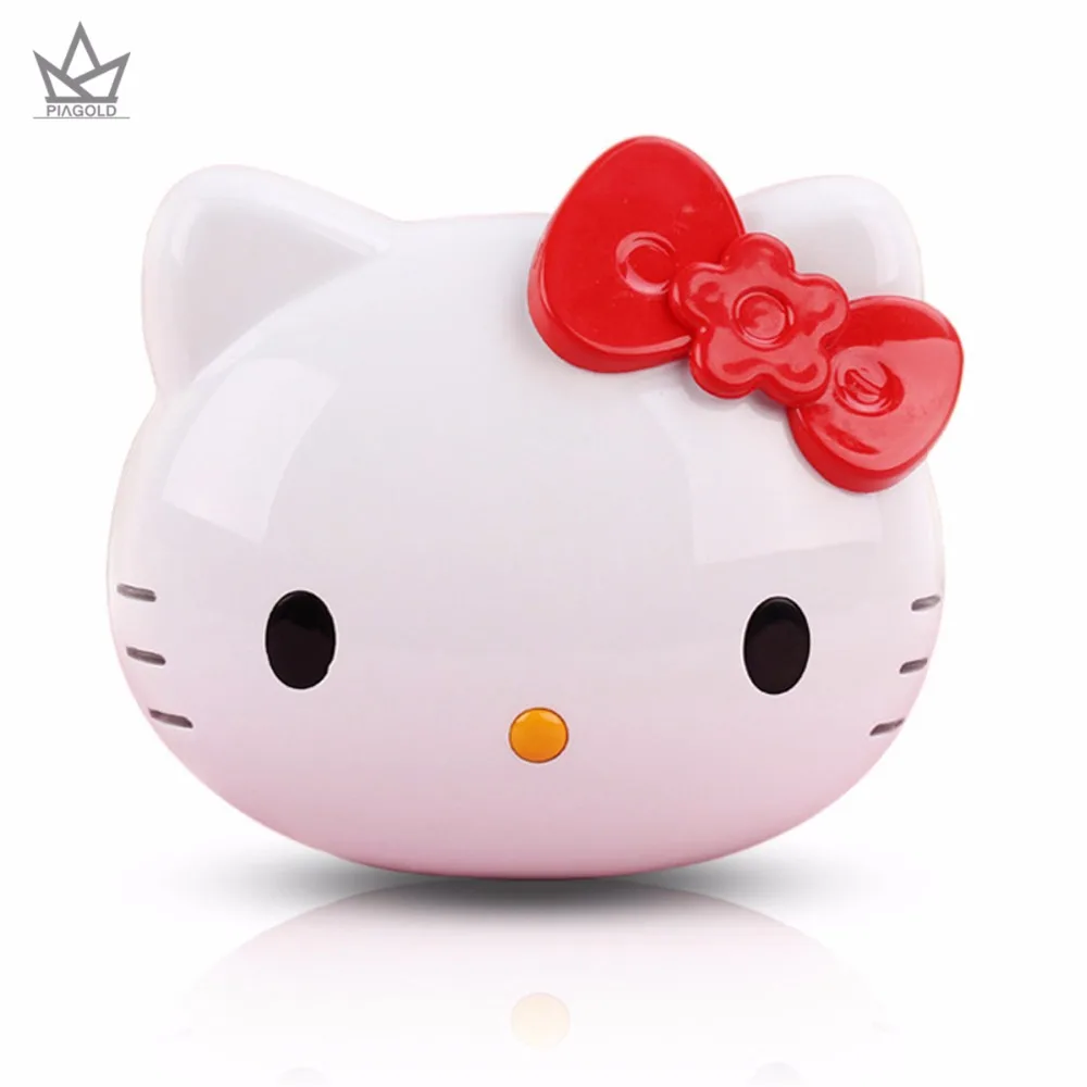 

PIAGOLD Cute hello kitty Portable Power Bank 8000mAh Universal 18650 Battery Charger Birthday Gift For Mobile Phones For iphone