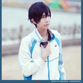 

Iwatobi Swim Club 2nd school uniform costume Sportswear team jacket japanese anime cosplay jacket coat
