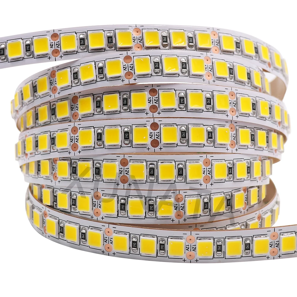 Brilhante do Que Xunata Strip Light 5054 Smd 5 m 120 Leds - Impermeável Flexível Fita Mais 5050 2835 5630 Stripe 12 24 v Led 5 High Quality Luzes e Iluminação