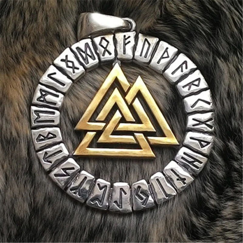 

10Pcs Viking Jewelry Silver Slavic Pendant Kolovrat Pagan Jewelry Fashion Jewelry Men'S Chokers Drop Shipping Pendant