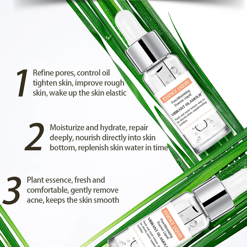 Яркая Гламурная acide salicylique Сыворотка для лица сужающая поры увлажняющая