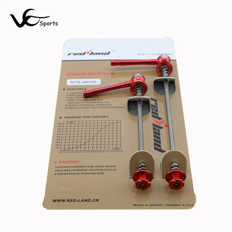 

Bicycle skewer Ti-alloy CNC quick release handle lever mtb mountain road bike skewers ultralight 52g/pair universal front rear