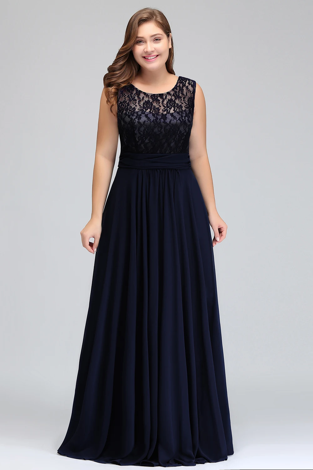 Vestido De Festa Longo Натурная фотография Большие размеры Вечерние платья Кружевное