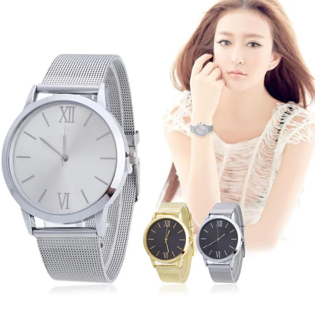 2018 women's watches Unisex Stainless Steel Mesh reloj mujer Wristwatches Ladies 2018 women's watches Unisex Stainless Steel Mesh reloj mujer Wristwatches Ladies