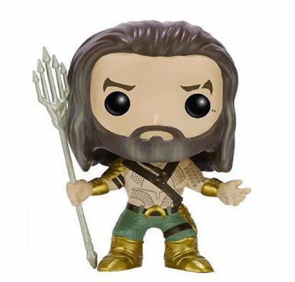 

10cm DC Justice League Iron Studios Aquaman Statue Figure Toy Doll Brinquedos Figurals Model for birthday Gift