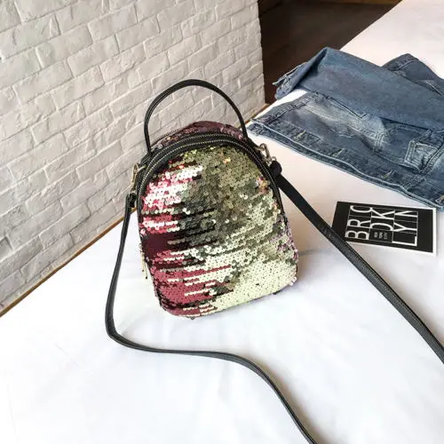 2018 nuevo Mini lentejuelas Mochila mujeres bolsas de escuela princesa Bling Mochila pequeña bolsa de viaje lentejuelas Mochila Feminina 2018 nuevo Mini lentejuelas Mochila mujeres bolsas de escuela princesa Bling Mochila pequeña bolsa de viaje lentejuelas Mochila Feminina
