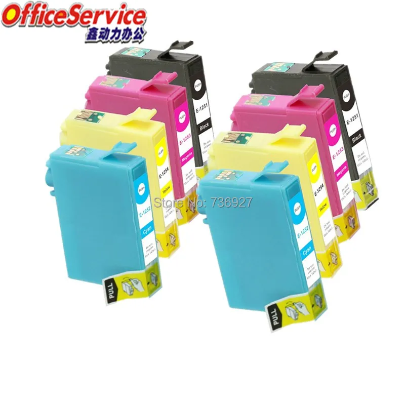 8X T1251 высококачественный совместимый чернильный картридж для epson Stylus