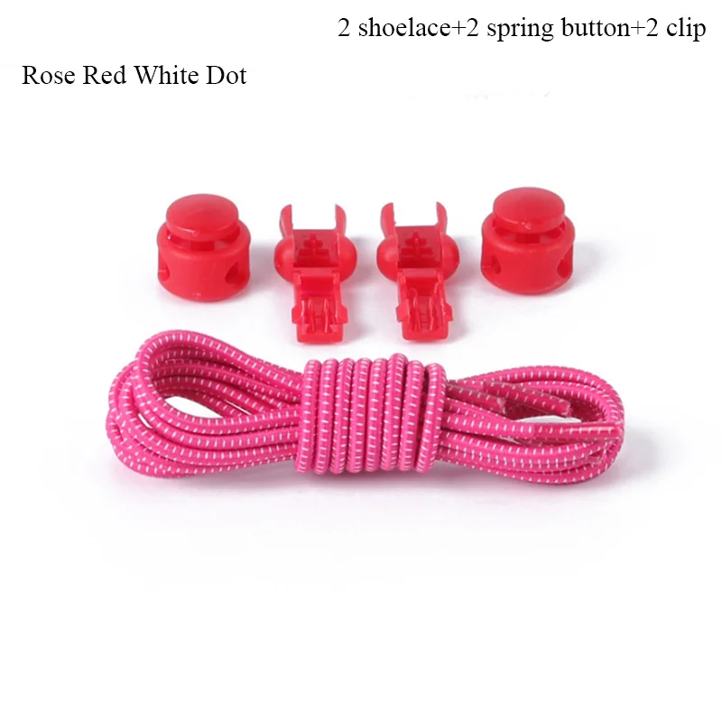 No Tie Shoelaces Stretching Lock lace Locking Shoe Laces Elastic Sneaker Chidren Shoelaces Shoestrings RunningJoggingTriathlon (8)