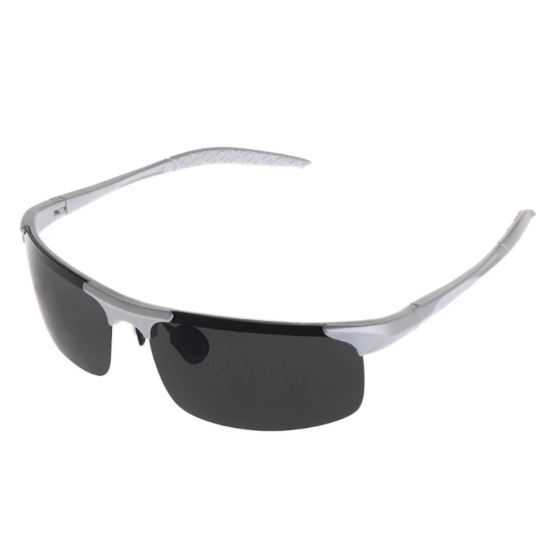 Оборудование для рыбалки, поляризованные очки, очки для рыбалки, езды на велосипеде, солнцезащитные очки для улицы, защитные очки - Цвет: silver
