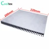 High power 220x200x18mm radiator Aluminum heatsink heat sink for LED Electronic Power Amplifier integrated circuit cooling ► Photo 3/3
