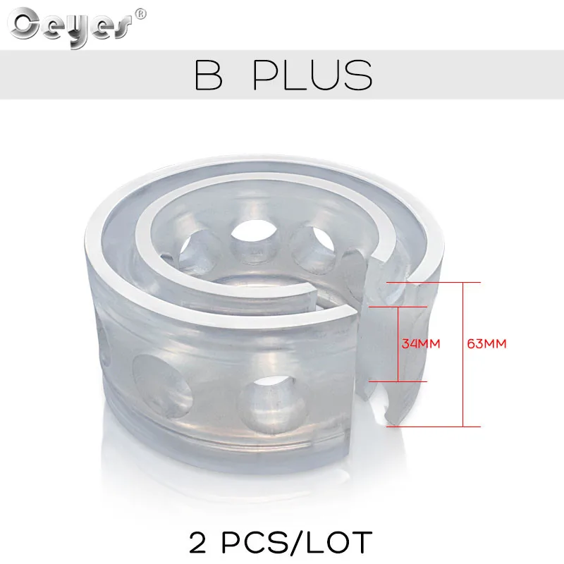 Ceyes автомобильный стильный амортизатор, автомобильный буфер, пружинный бампер, мощность, авто-буферы, аксессуары, 9 типов, Универсальная автомобильная подушка уретана - Цвет: B Plus Type