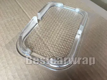 

1000 pcs Black / Clear Car Dashboard Sticky Pad Mat With Retail package Anti Slip Mobile Phone GPS Holder Interior Accessories