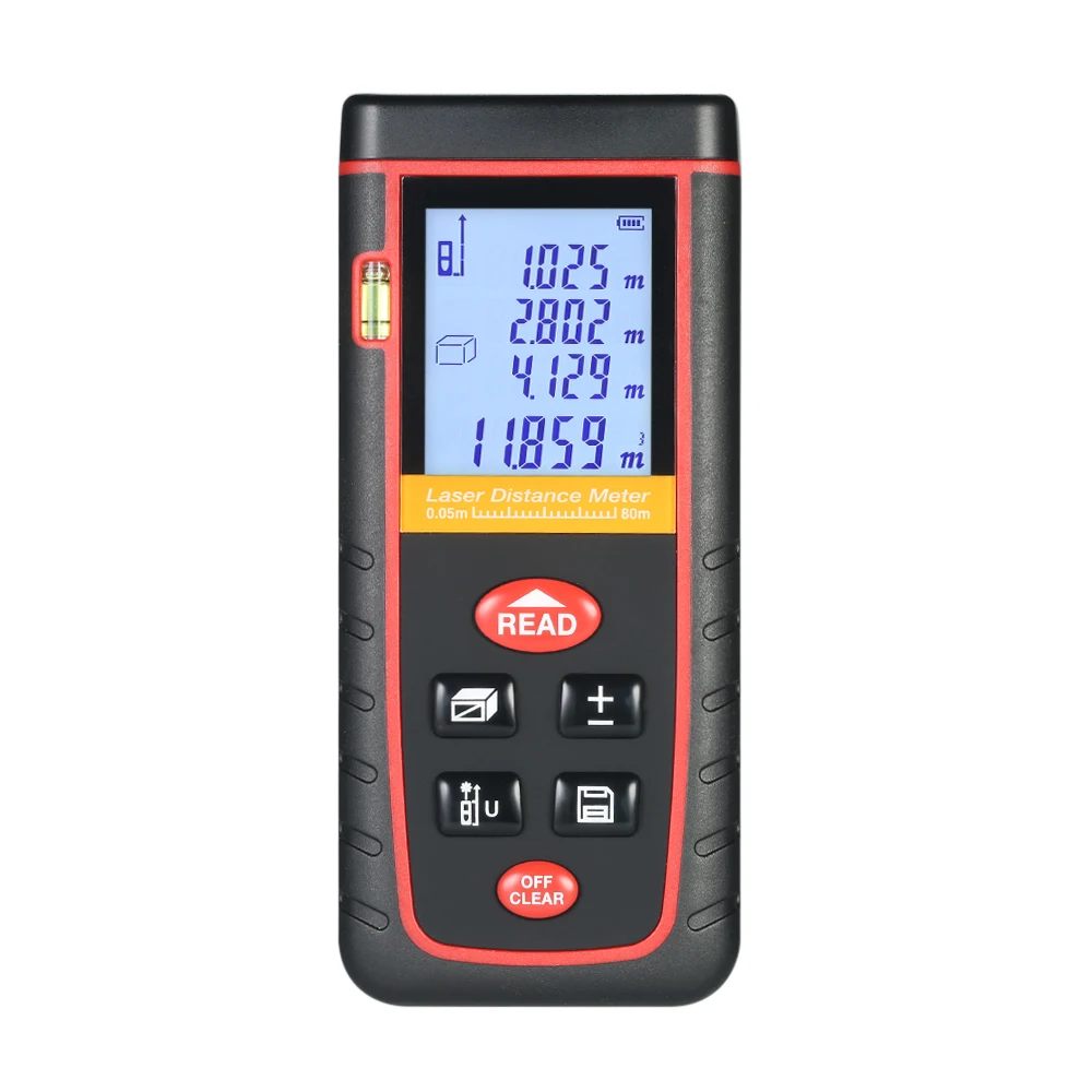 Outdoor 100m//328ft Video Laser Rangefinder Handheld Laser Digital Distance Meter