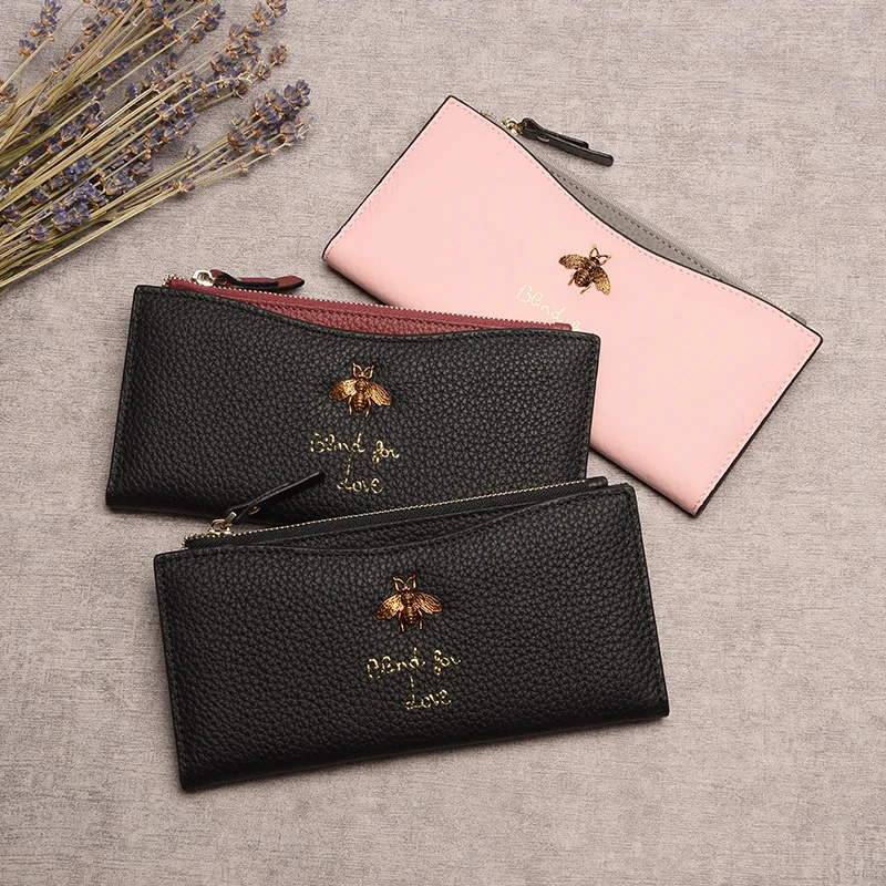 

designer wallets famous brand women wallet Genuine Leather Hasp phone purse Animal Prints Coin Pocket Money Bag slim purses