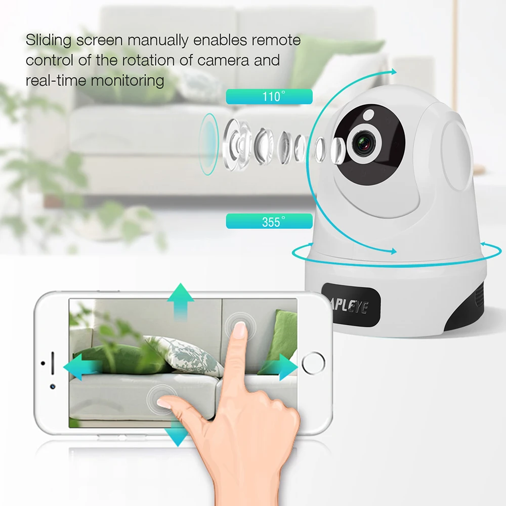 APLEYE WI FI 1080 P IP Камера 2.0MP P2P Беспроводной CCTV PTZ Ночь Версия Видеоняни и радионяни
