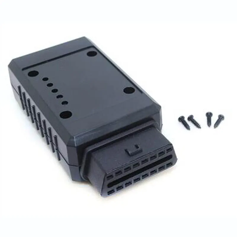 OBDII 16pin женский угловой разъем 16 Pin Obd2 Obd 2 гнездо для провода &quotМама&quot Ii адаптер