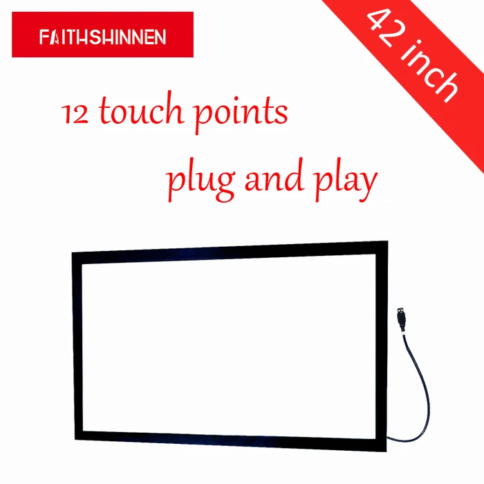 42" touch screen overlay infrared frame touchscreen kit 12 points | Электроника