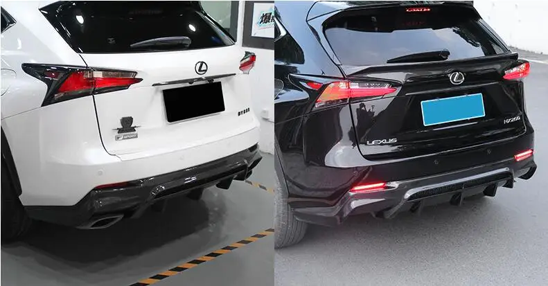 Задний бампер из углеродного волокна, спойлер, диффузор для LEXUS NX NX200t 300H NX200