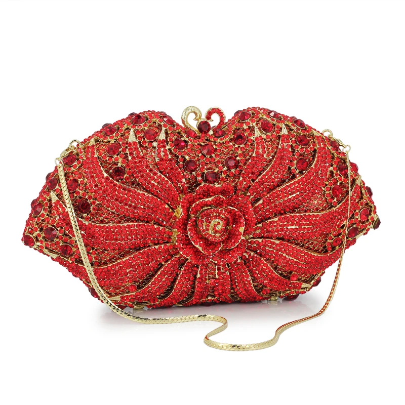 2017 New Design Women Evening Bags Ladies Crystal Clutches Purses