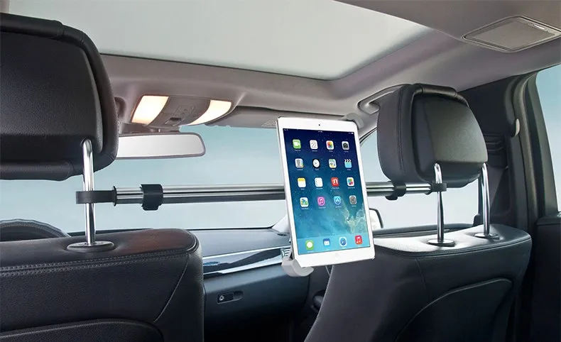 9 11 "coche reposacabezas del asiento tableta soporte regulable Samsung Galaxy Tab 2 3 4 T700 T800 T715 T815 T530 T550 T560|tablet support|mount tabletcar back seat - AliExpress