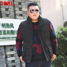 Осенне-зимний Свободный жилет большого размера, мужской жилет большого размера, модный жилет большого размера, мужской жилет большого размера с белым утиным пухом Coa