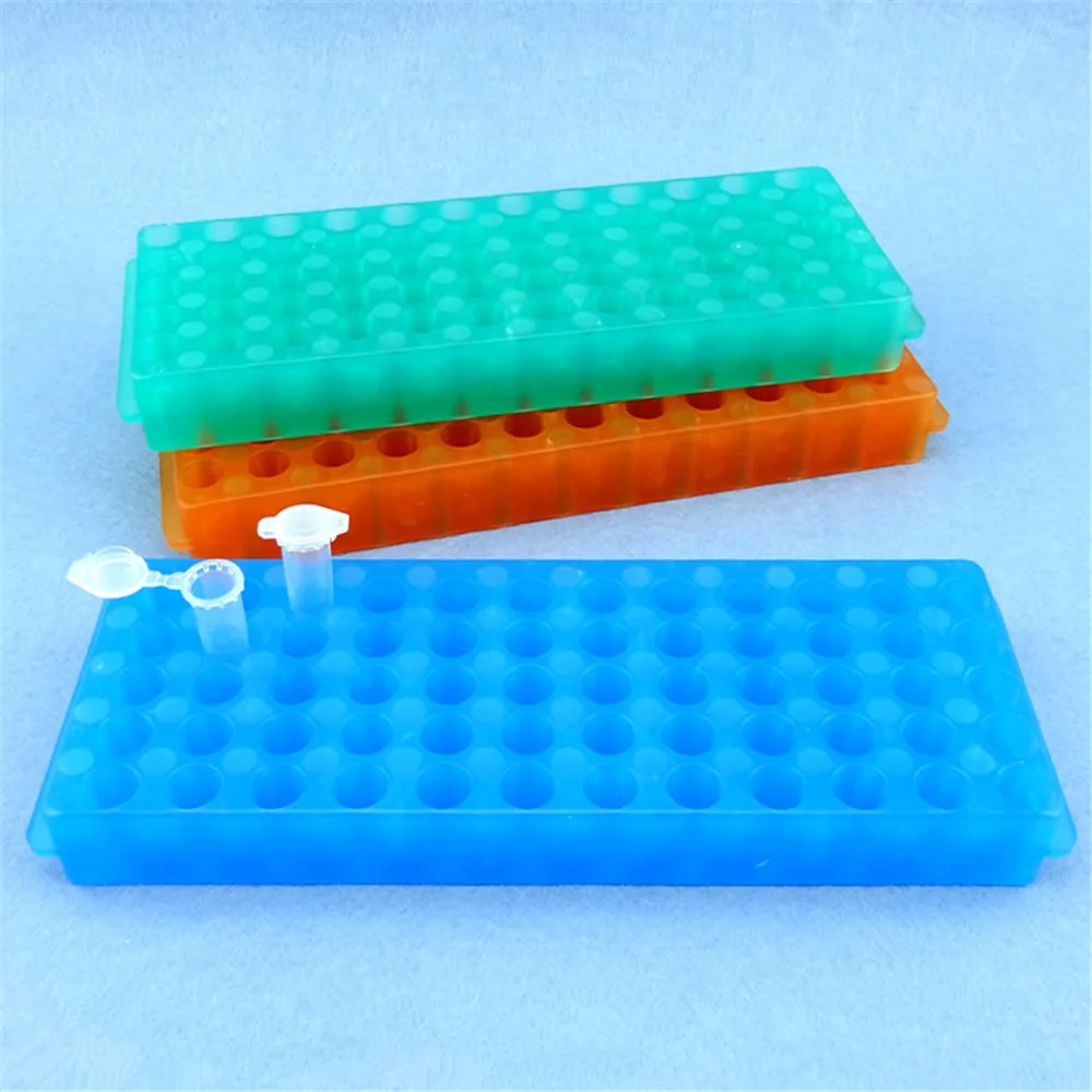 Plastic Rack for Microcentrifuge Tube Holder Stand 2/1.5/0.5ml 60