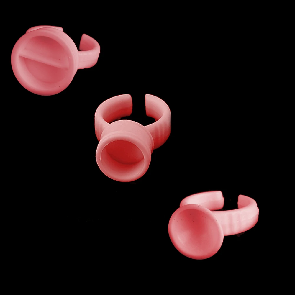 50 шт. розовых пластиковых тату-чернил для бровей, Перманентный макияж, все размеры, держатели чернил для тату, аксессуары для тату, поставка татуировки