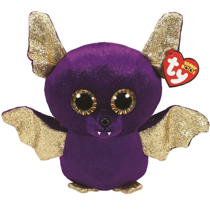 Ty Beanie Боос 6 "15 см Количество Bat плюшевые регулярные мягкие глазастые чучело Коллекционная кукла игрушка с сердцем тег