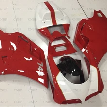 Для DUCATI 996 1996-2002 Кузов для DUCATI 916 1999 Abs обтекатель 748 1998 Красный Набор для всего тела