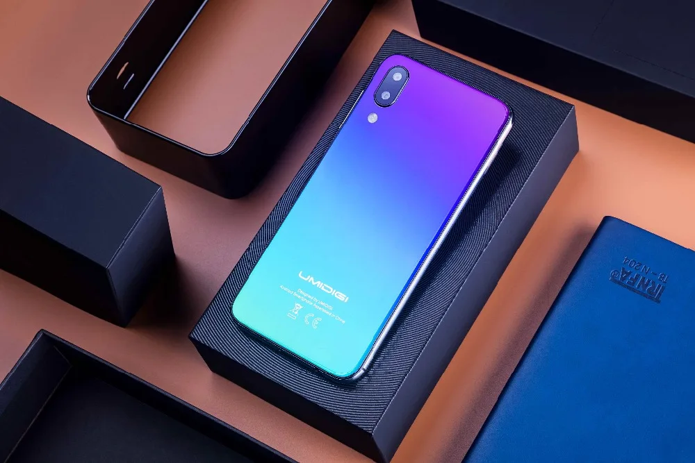 UMIDIGI One 5," Андройд 8,1 мобильный телефон 4 ГБ 32 ГБ P23 восьмиядерный смартфон 12MP+ 5MP двойной 4Г разблокировка лица глобальная версия компактный флагман+сумерки