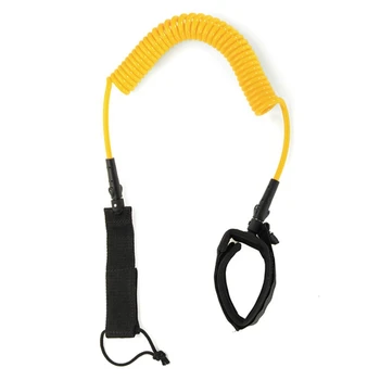 

Outdoor Surfboard Foot Rope High Toughness Surfboard Coiled Standing Skis Foot Rope Tpu Paddle Rope Surfing Accessories