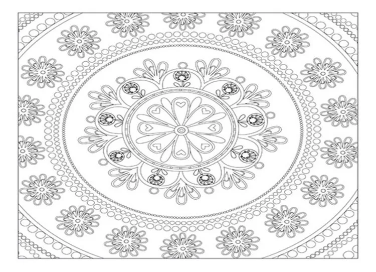 韓国128ページmandalas塗り絵 12色鉛筆ため大人和らげるストレスシークレットガーデンアート塗り絵 Mandala Coloring Book Art Coloring Bookscoloring Book Aliexpress