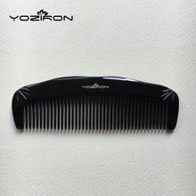 YOZIRON бамбуковая резная Высококачественная натуральный рог буйвола расческа для ухода за волосами утолщенные массажные гребни щетка для волос с коробкой R016