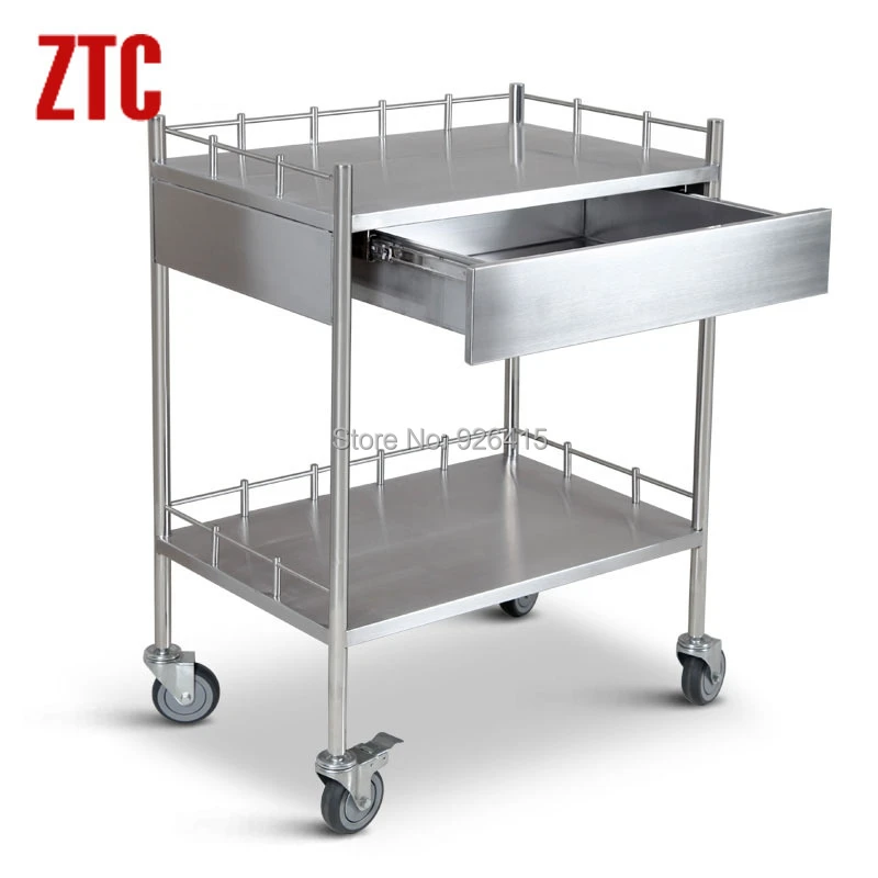 2015 Hot Sale Laboratory Cart With Drawer,mobile Lab Stainless Steel