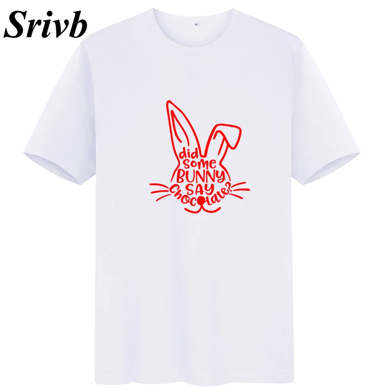 Srivb Did Some Bunny Say Женская Футболка harajuku большого размера модная женская футболка с
