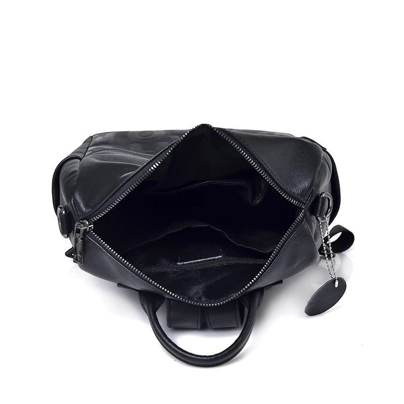 Bandoulière Sac De Bookbag Cuir Dos Sacs Capacité Simple En Célèbre Black1 Voyage Marque Cartable black2 Grande Femmes Pour Les À Y5ZqBRw