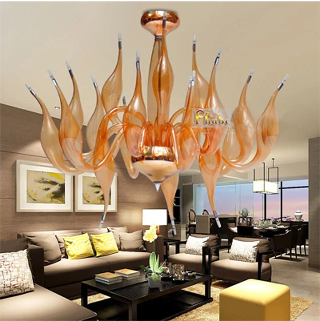 18 head italy swan chandelier modern murano chandeliers creative art ... Murano chandelier modern